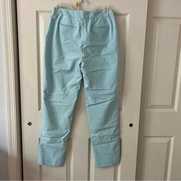 Anne Klein Women’s Light Blue High Rise Tapered Leg Career Office Trouser Pants - Picture 12 of 16